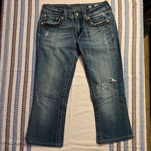Miss Me Jeans/Capris excellent condition